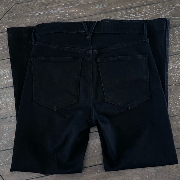 NWOT Veronica Beard - CARSON High Rise Ankle Flare in Onyx | Size 30 - Picture 3 of 8